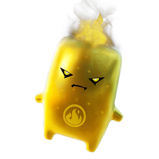 Fire Gold Fortnite Sprite collectible