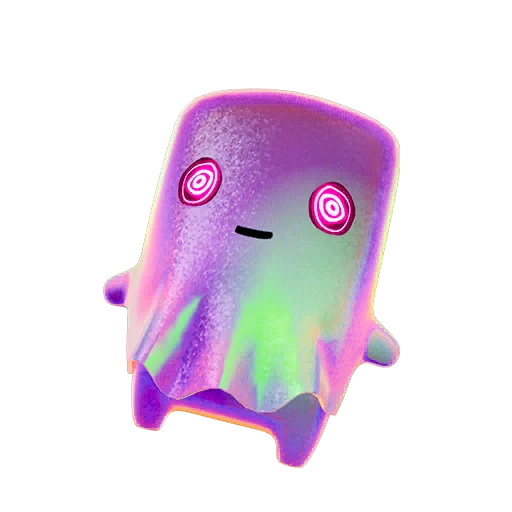Ghost Holofoil Fortnite Sprite collectible