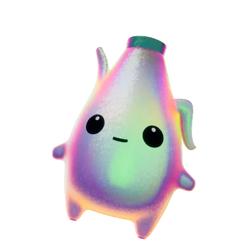 Holofoil Peely Fortnite Sprite collectible